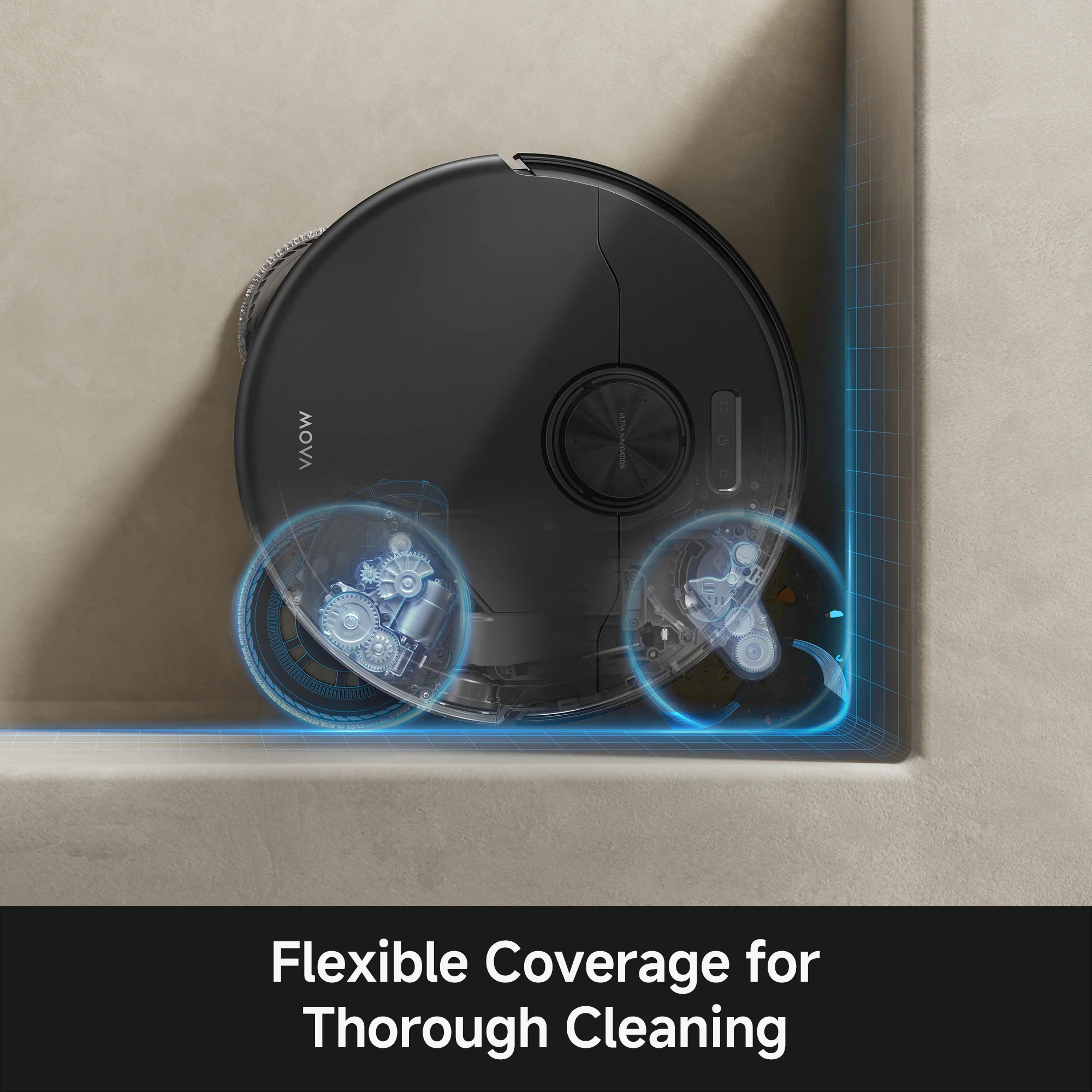 MOVA P70 Pro Ultra Robot Vacuum Black - Image 4