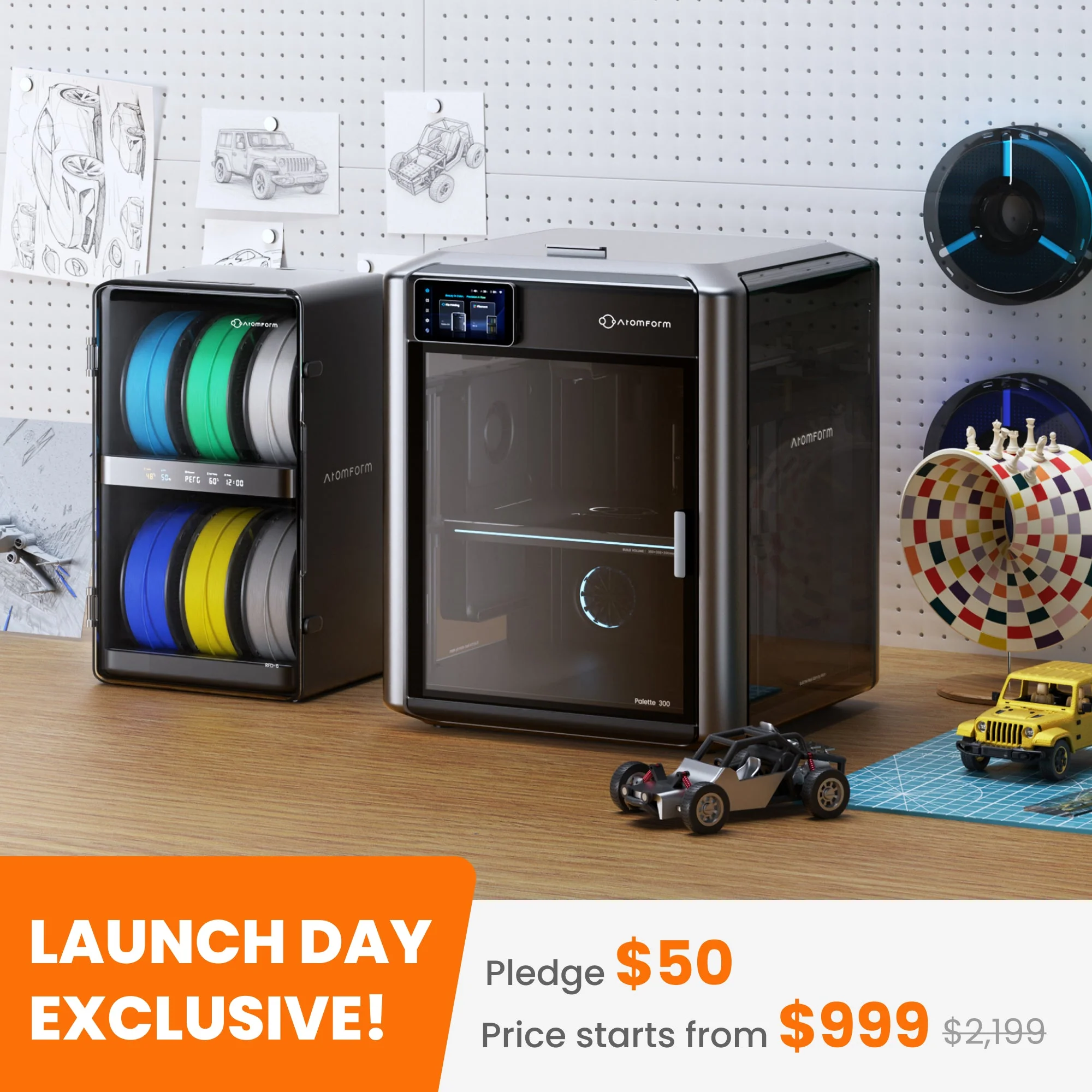 MOVA Palette 300 3D Printer