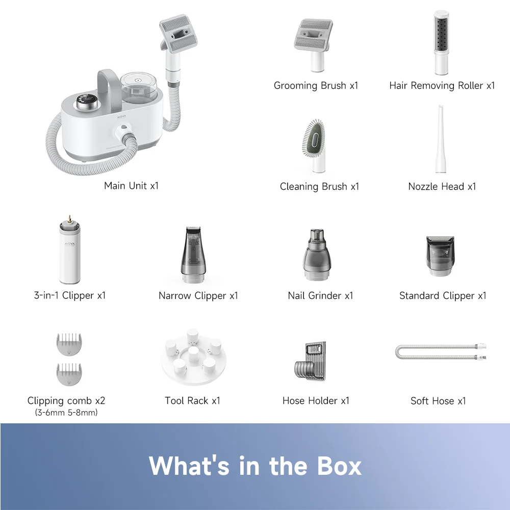 MOVA G1 Pro Pet Grooming Kit - Image 7
